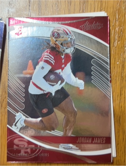2025 Panini Absolute #144 Jordan James — front