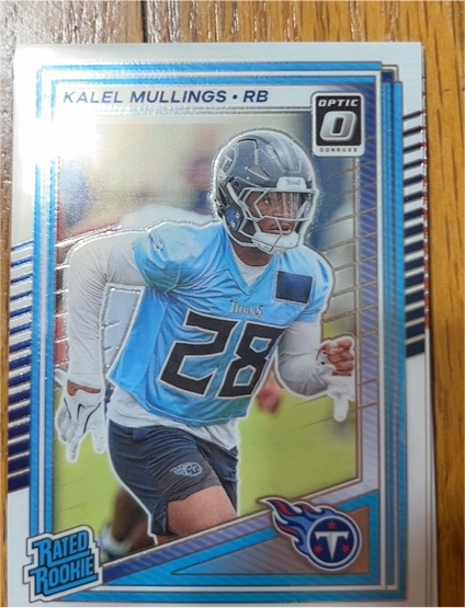 2025 Panini Donruss Optic #262 Kalel Mullings — front
