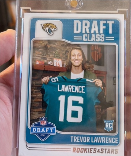 2021 Panini Rookies & Stars Draft Class #DC-1 Trevor Lawrence — front