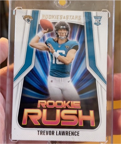 2021 Panini Rookies & Stars #RR-1 Trevor Lawrence Rookie Rush — front