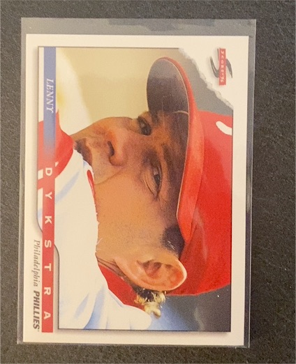 1996 Score #67 Lenny Dykstra — front