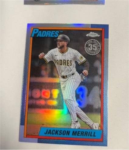 2025 Topps Chrome Update 1990 Topps Chrome #90CU-5 Jackson Merrill — front