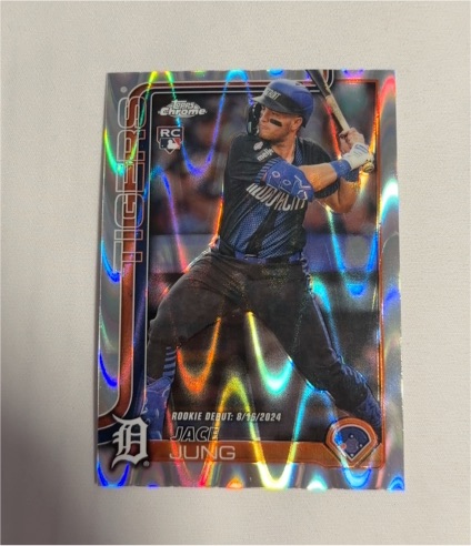 2025 Topps Chrome Update #USC121 Jace Jung — front
