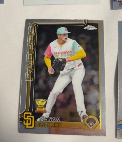 2025 Topps Chrome Update #USC195 Mason Miller — front