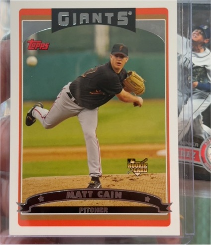 2006 Topps #636 Matt Cain — front