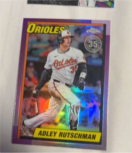 2025 Topps Chrome Update #90CU-8 Adley Rutschman — front