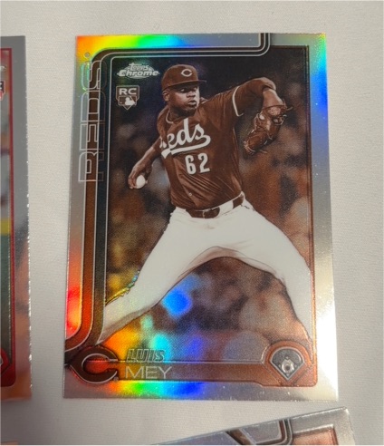 2025 Topps Chrome Update #USC140 Luis Mey — front