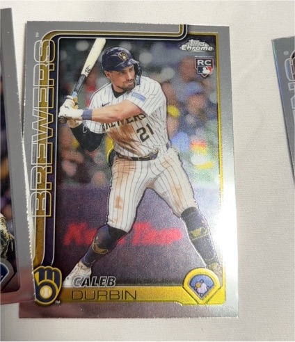 2025 Topps Chrome Update #USC82 Caleb Durbin — front