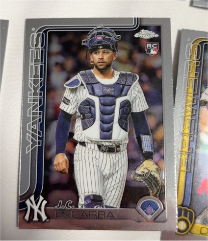 2025 Topps Chrome Update #USC197 J.C. Escarra — front
