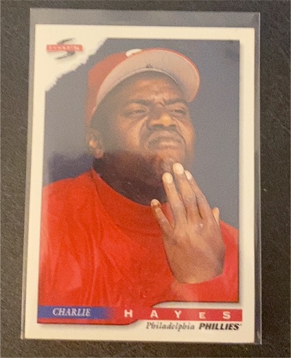 1996 Score #307 Charlie Hayes — front