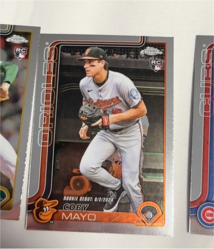 2025 Topps Chrome Update #USC94 Coby Mayo — front