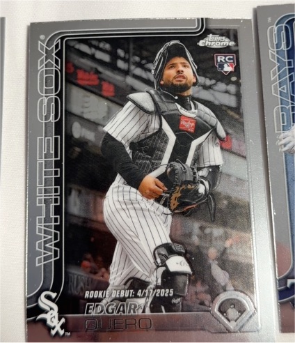 2025 Topps Chrome Update #USC165 Edgar Quero — front