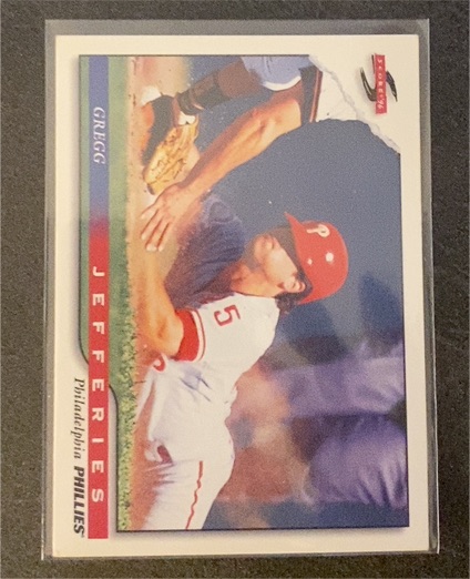 1996 Score #321 Gregg Jefferies — front