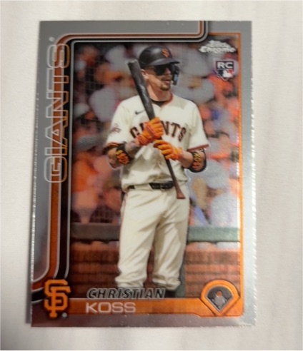 2025 Topps Chrome Update Series #USC26 Christian Koss — front