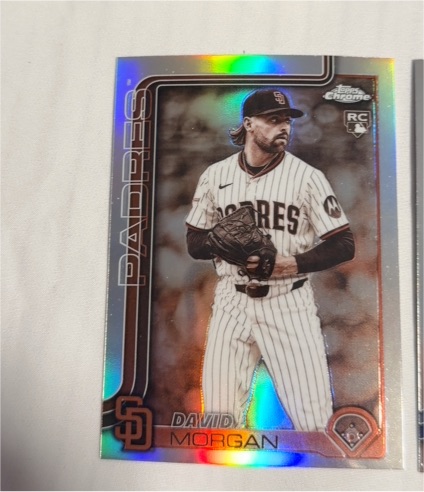 2025 Topps Chrome Update #USC33 David Morgan — front