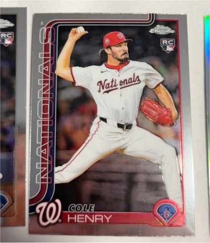 2025 Topps Chrome Update #USC72 Cole Henry — front