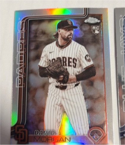 2025 Topps Chrome Update #USC33 David Morgan — front