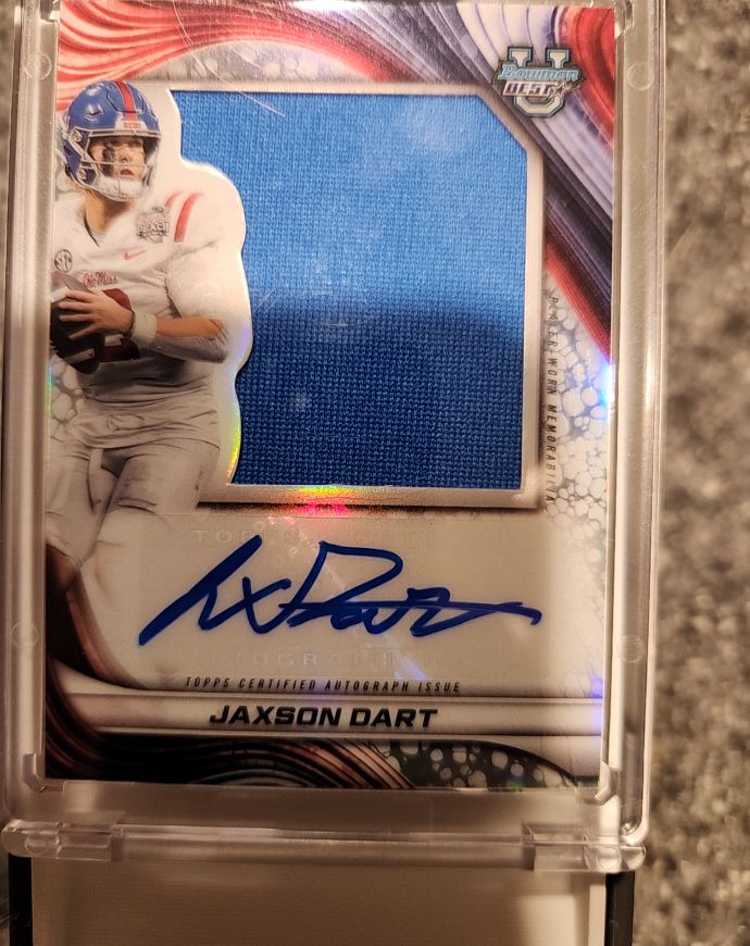 2024 Topps Bowman University Best #PJA-JD Jaxson Dart — front