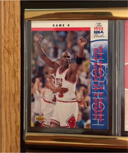 1993 Upper Deck #201 Michael Jordan 1993 NBA Finals Game 4 Chicago Bulls — front