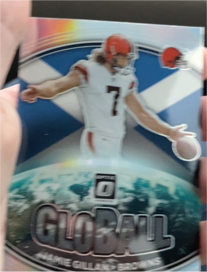 2021 Donruss Optic Globall #GB-11 Jamie Gillan — front