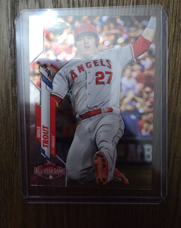 2020 Topps Chrome Update #U-69 Mike Trout — front