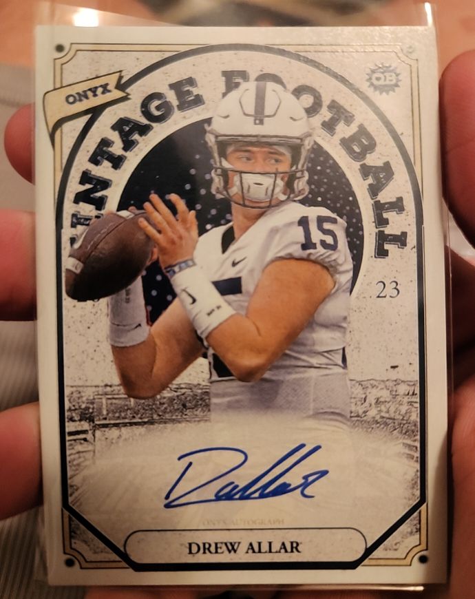 2023 Onyx Vintage Football #23 Drew Allar — front