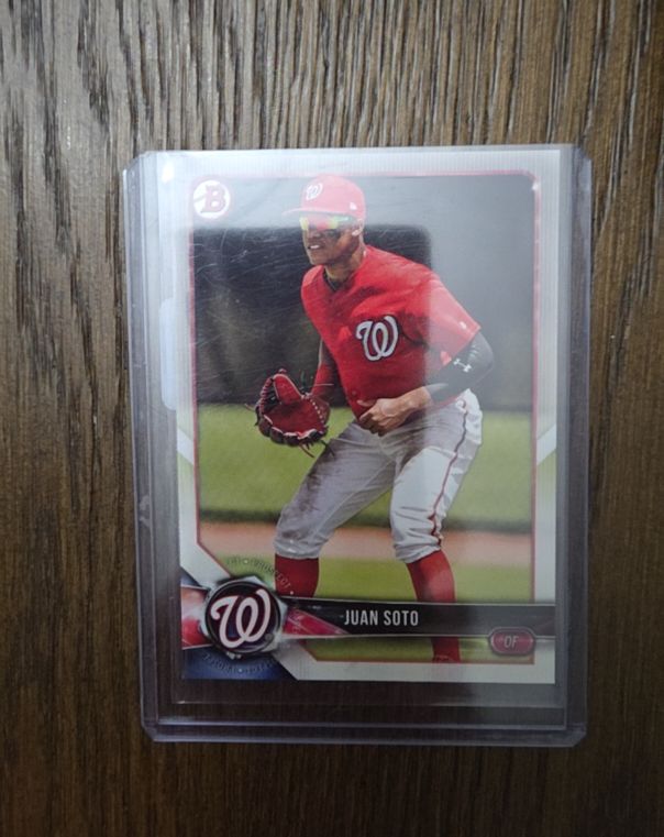 2018 Bowman Prospects #BP52 Juan Soto — front