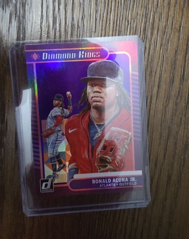 2021 Donruss Diamond Kings #16 Ronald Acuna Jr. — front