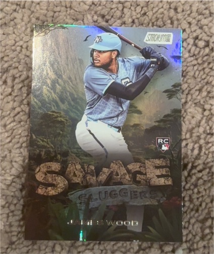 2025 Topps Stadium Club Savage Sluggers #SS-20 James Wood — front