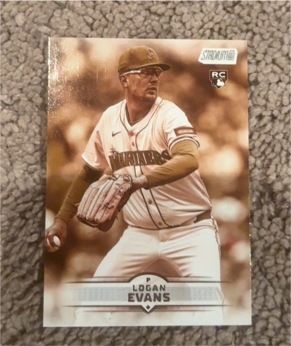 2025 Topps Stadium Club #52 Logan Evans — front