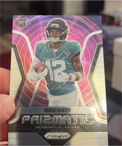 2025 Panini Prizm Prizmatic Rookie #12 Travis Hunter — front