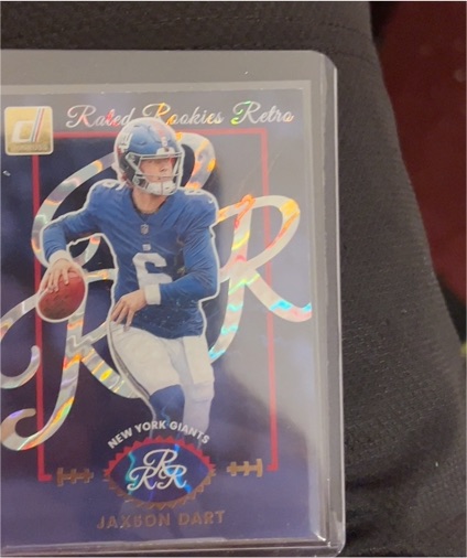 2025 Panini Donruss Rated Rookies Retro #1 Jaxson Dart — front