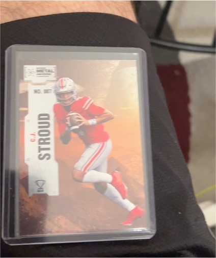2022 Skybox Metal Universe Champions #007 C.J. Stroud — front