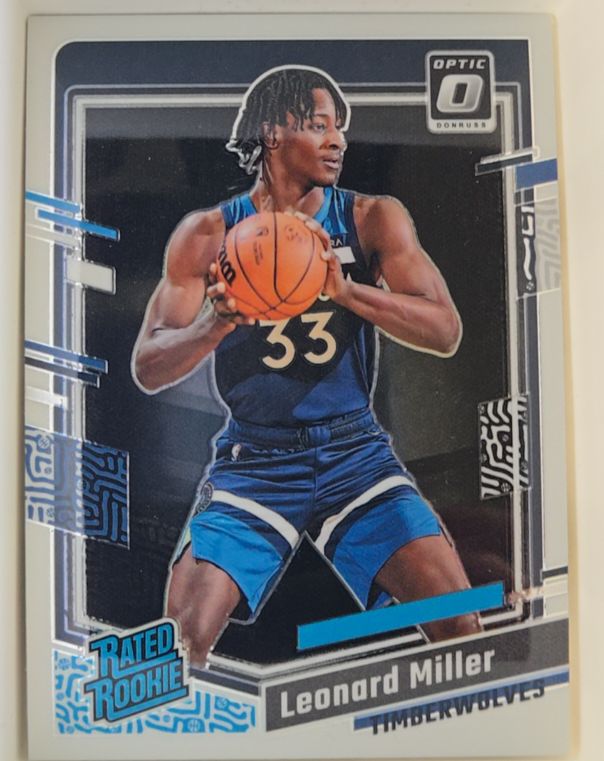 2023-24 Donruss Optic #234 Leonard Miller — front