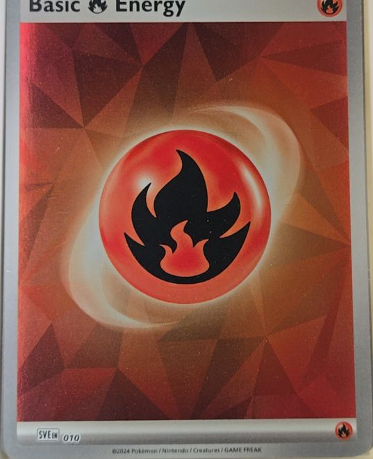 2024 Pokemon SVE #010 Basic Fire Energy — front