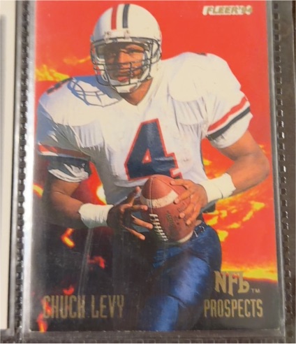 1994 Fleer #17 Chuck Levy NFL Prospects — front