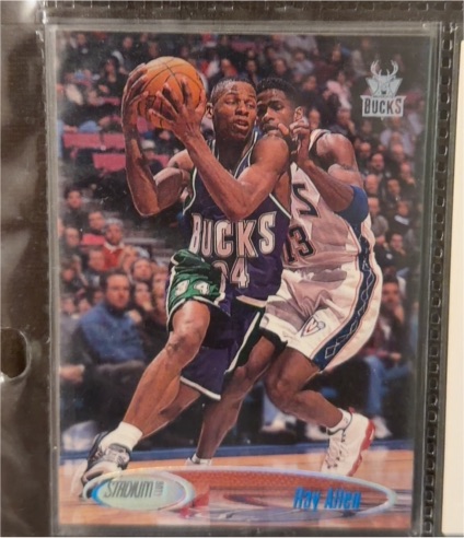 1998-99 Topps Stadium Club #3 Ray Allen — front