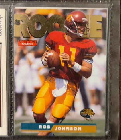 1995 SkyBox Impact #180 Rob Johnson — front