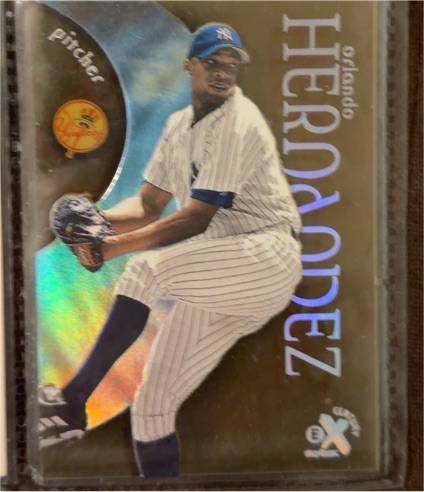 1999 SkyBox E-X Century #70 Orlando Hernandez — front