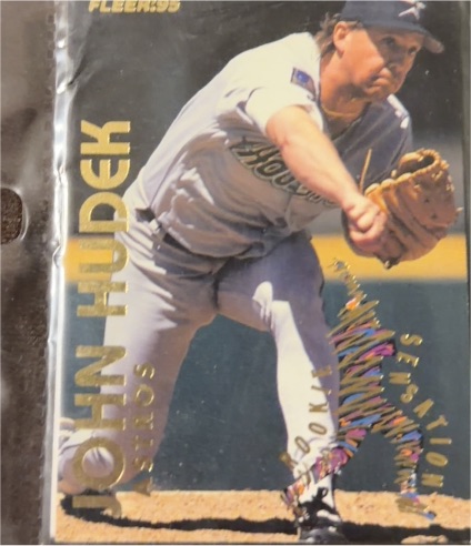 1995 Fleer Rookie Sensation #9 John Hudek — front
