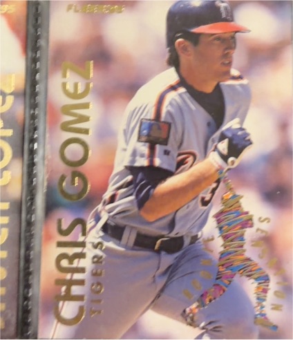 1995 Fleer Rookie Sensation #5 Chris Gomez — front