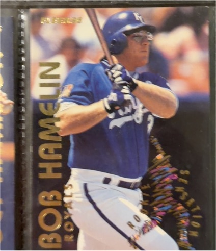 1995 Fleer Rookie Sensation #7 Bob Hamelin — front