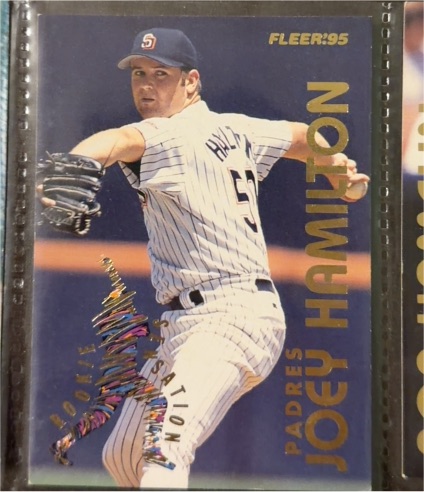 1995 Fleer Rookie Sensation #8 Joey Hamilton — front