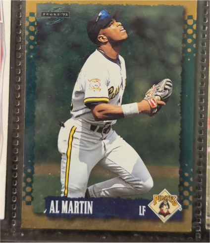 1995 Score #380 Al Martin — front