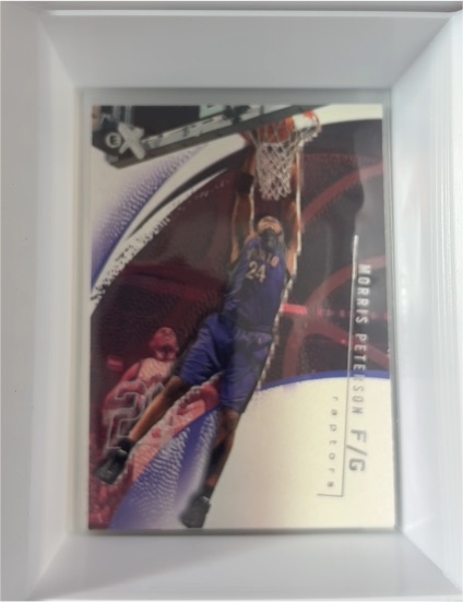 2001-02 E-X #56 Morris Peterson — front