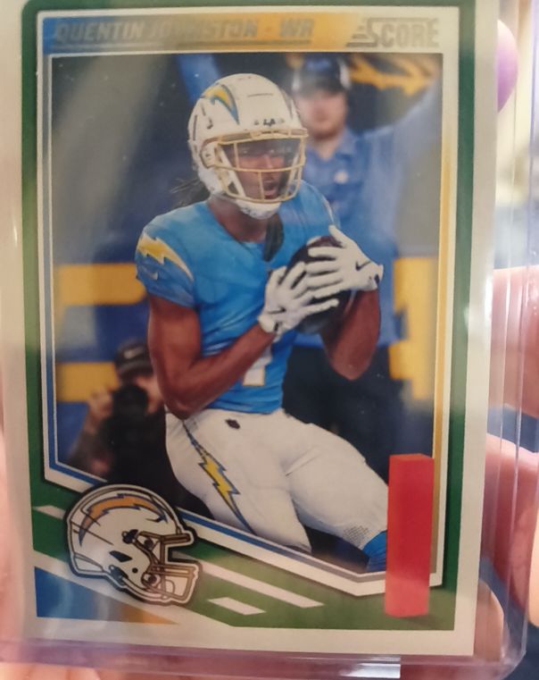 2025 Panini Score #130 Quentin Johnston — front