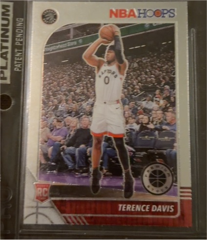 2019-20 Panini NBA Hoops Premium Stock #257 Terence Davis — front