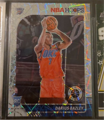 2019-20 Panini NBA Hoops Premium Stock #249 Darius Bazley — front