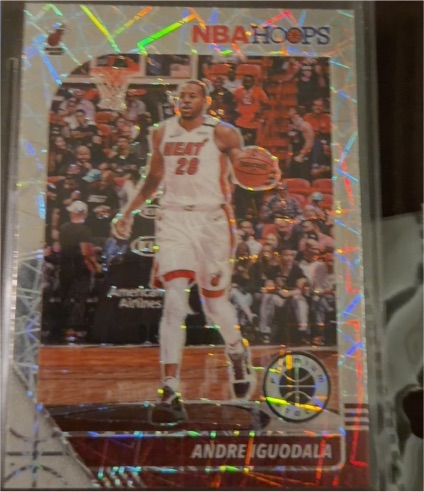 2019-20 Panini NBA Hoops Premium Stock #63 Andre Iguodala — front