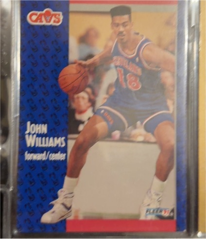 1991-92 Fleer #40 John Williams — front
